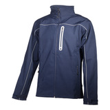 Campera Softshell Azul Térmica Impermeable Nieve