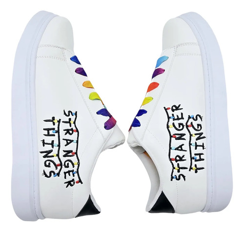 Zapato Bordado De Stranger Things Foquitos
