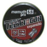 Chumbinhos 5.5 Technogun Mamuth Pro Expansão 250uni. 17,90gr