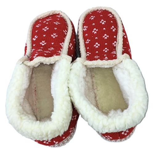 Pantuflas Tipo Zapato  Forrado Chiporro Mujer 37-45