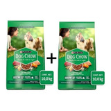 2 Bolsas Croquetas Dog Chow Perro Hogareño 10kg C/u 