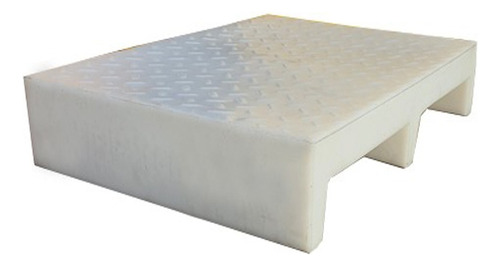 Pallet Plástico Sanitario Normalizado/tarima 60x100x15cm Bl