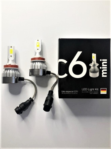 Kit Luces Cree Led C6 Mini Sin Cooler H7 H11 H1 H3 9006