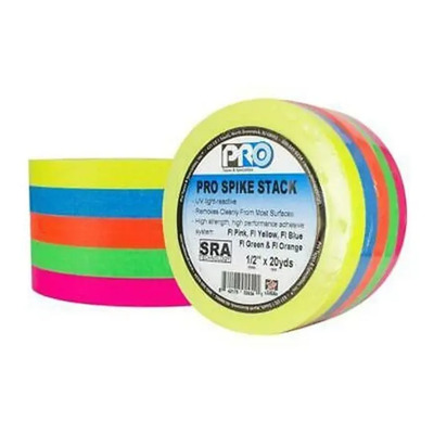 Cinta Gaffer Paq 5 Colores 1\u002F2  Y 20 Yds | Meses sin interés