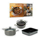 Clarín Colección Cocina Casera + Batería De Ollas 5 Piezas