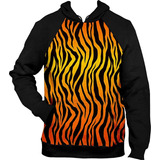 Moletom Tigre Animal Print, Com Capuz