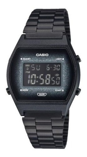 Reloj Casio B-640wgb-1 Sumergible Negro Pantalla Negra