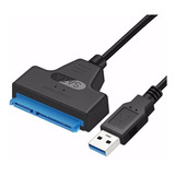 Cabo Conversor Adaptador Usb 3.0 Sata 22 Pinos P/ Ssd/hd 2.5