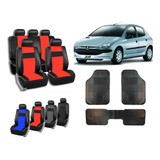 Fundas Cubre Asiento Cuerina Para Peugeot 206 + Alfombra 3p