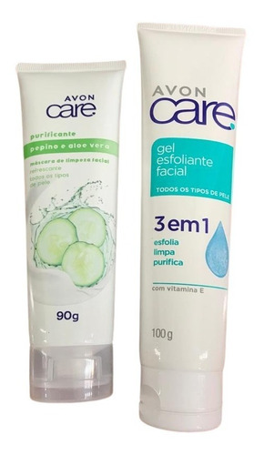 Kit Skincare Avon - Esfoliante Facial E Máscara De Limpeza