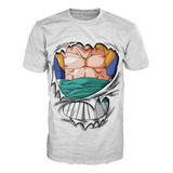 Camiseta Dragon Ball Pectoral Gotenks Cosplay Geek Disfraz