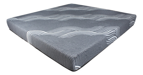 Colchon King Size Slim Grey Monal Confort Con Memory Foam