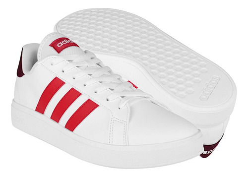 Tenis Caballero adidas Grand Court Id4453 Simipiel Bco