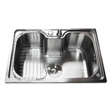 Kit Cuba Gourmet De Inox Cozinha 60x42 Com Escorredor E Acessórios Império Imports Pia Quadrada De Aço Escovado