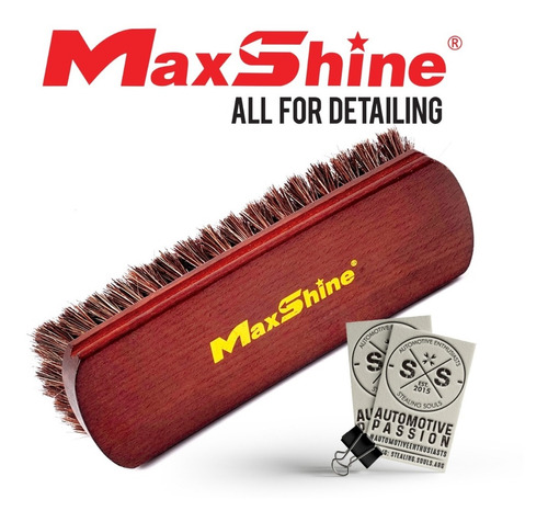 Max Shine | Horsehair Brush | Cepillo Pelo Caballo | 12cms