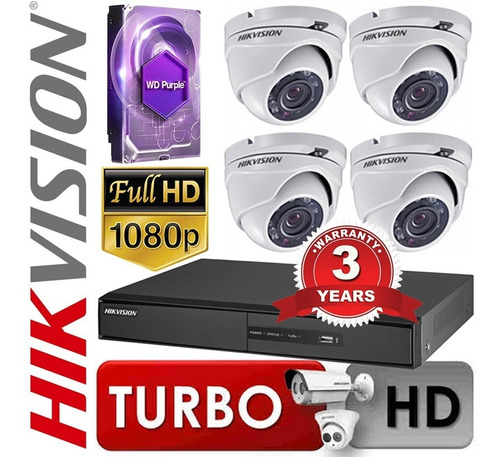 Kit Dvr Seguridad 8 Canales 7208hghi 1tb 4 Camaras Martinez