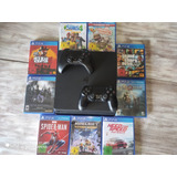 Playstation 4 Sony Slim 500gb + 9 Juegos