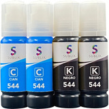 5 Tintas Bk/cy Para Epson 544 Compatible L1250 L3250 L1210