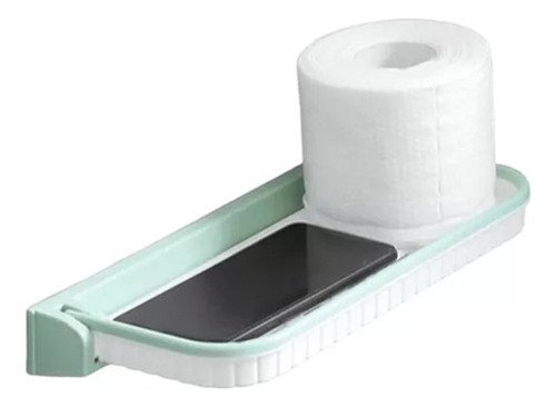 Soporte Organizador Cosmeticos Baño Papel Plegable 