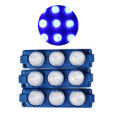 Modulo De Luz Led 74 X20mm 3w Azul 20 Piezas Ds