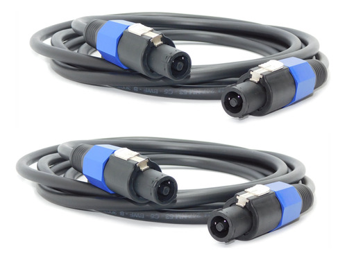 Juego Cable Bafle Speakon A Speakon X 10 Mts  Hamcelectronic