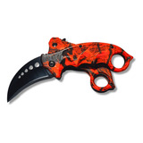 Karambit Retractil Rojo Inferno Blood Am22