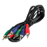 Cable 1.8mts Video Componente Rgb Dvd 3x3 Rca 1° Grueso Htec