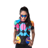 Remera Jersey Ferrara Ciclismo Oslo Mujer