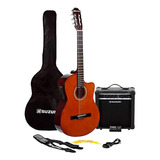 Pack Guitarra Electroacustica Suzuki Scg-2sce + Amplificador