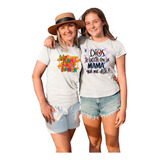 Camisetas Duo La Mamá Mas Bonita 10 De Mayo Para Regalo