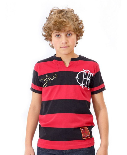 Camisa Flamengo Infantil Retrô Zico Oficial