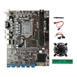 Placa Base B250c Btc Lga1151 Ddr4 8 Gb 2666 Mhz Ram+4 Pines