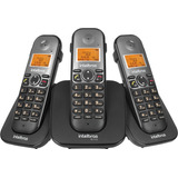 Telefone Sem Fio Intelbras Com Viva Voz E Dois Ramais Ts5123