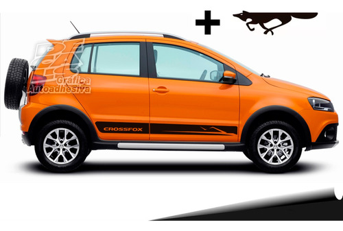 Calco Volkswagen Crossfox 2010 - 2011 Lado Derecho Mas Zorro