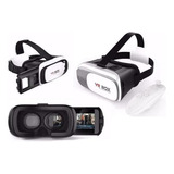 Óculos Vr Box 2.0 + Controle Bluetooth 3d - Branco E Preto