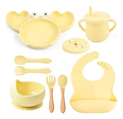 Set De 8 Platos Térmicos Para Niños Con Forma De Taza Papinh