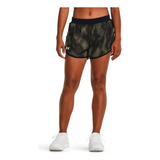 Short Under Armour Fly By 2.0 Printed Vrd/ngo Training Mujer
