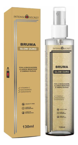 Fixador De Maquiagem Bruma 130ml Intense Secret Fixa Make