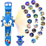 Reloj Sonic Proyector Infantil 24 Imagenes