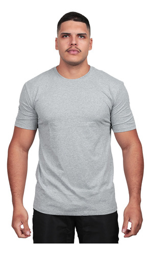 Camiseta Básica Masculina Techmalhas Lisa Macia 100% Algodão
