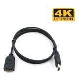 Cabo Extensor Hdmi 2.0 Macho X Femea Ultra Hd 4k Extensão