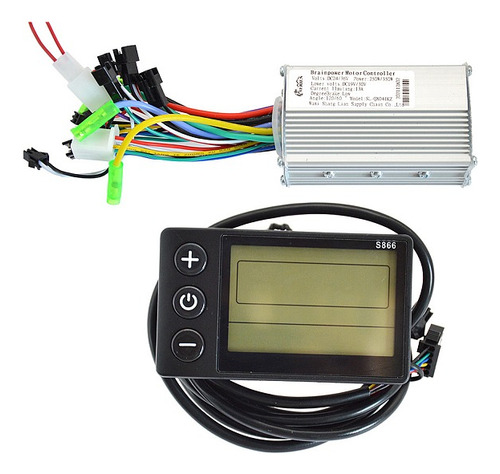 Kit Controlador E Bike 24/36v 13a 350w C/display S866 