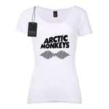 Remera Dama Artic Monkeys Dibujo Art Logo - Muam3