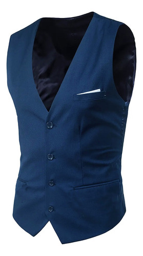 Chaleco De Vestir Entallado Sport Elegante Hombre