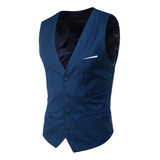 Chaleco De Vestir Entallado Sport Elegante Hombre