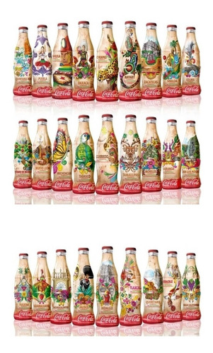 Colección Completa 32 Botellas Coca Cola Bicentenario