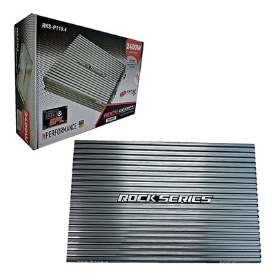 Amplificador 4 Canales Clase AB 450 Watts RMS 4 Ohm 2400 Watts Rock Series RKS-P110.4 | Meses sin interés