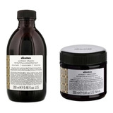 Duo Alchemic Shampoo Y Acondicionador Chocolate Davines