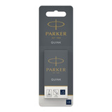 Cartuchos De Tinta Para Pluma Quink Parker X5 Azul Oscuro