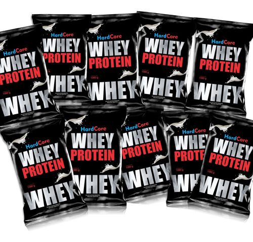 10 Kg  Proteina Whey Suplementos 10 Pack De 1 Kg Surtido 